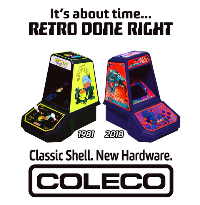 Coleco Evolved Mini Arcades