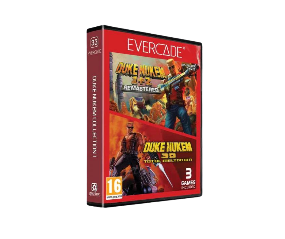 #33 Duke Nukem Collection 1 - Evercade Cartridge