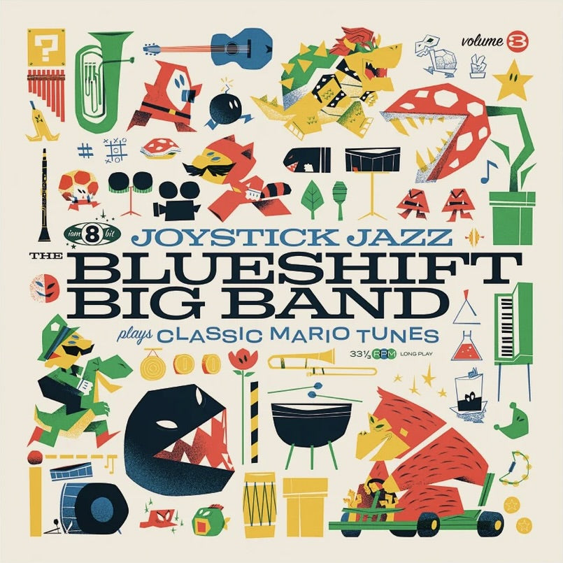 Joystick Jazz: The Blueshift Big Band Plays Classic Mario Tunes (Vol. 3) Vinyl Soundtrack