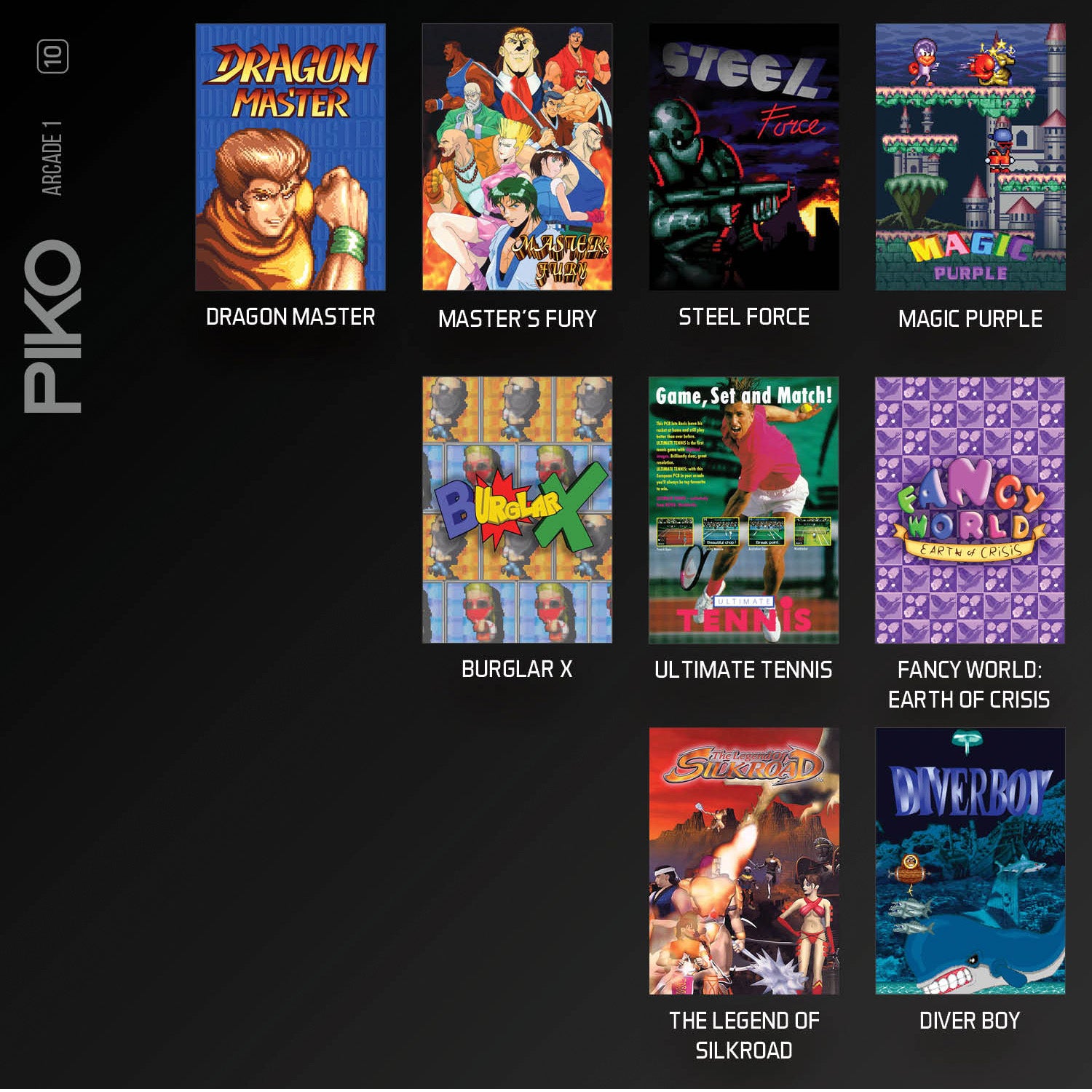 Piko Interactive Arcade Collection 1 - Evercade Cartridge