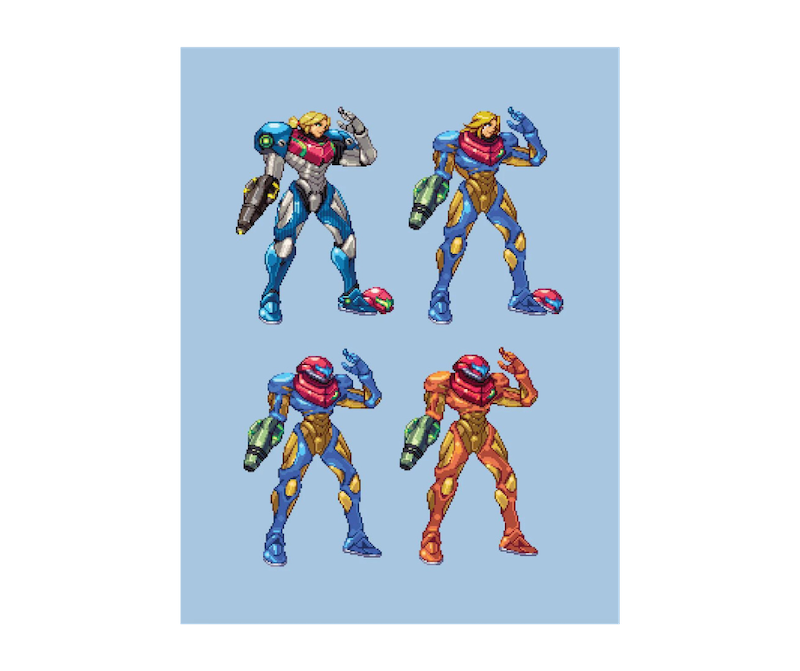 Pixel Art: Metroid