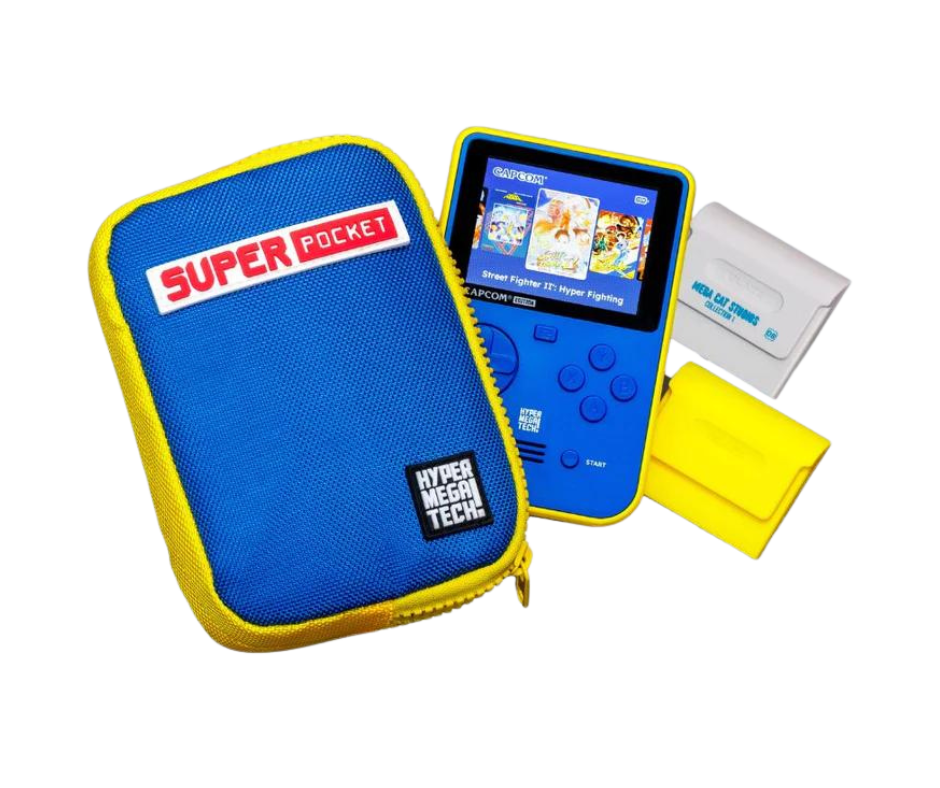 Super Pocket Case Blue/Yellow