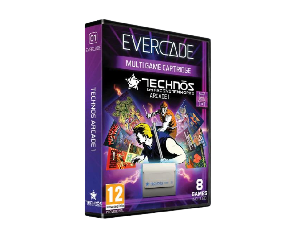 #01 Technos Arcade 1 - Evercade Cartridge