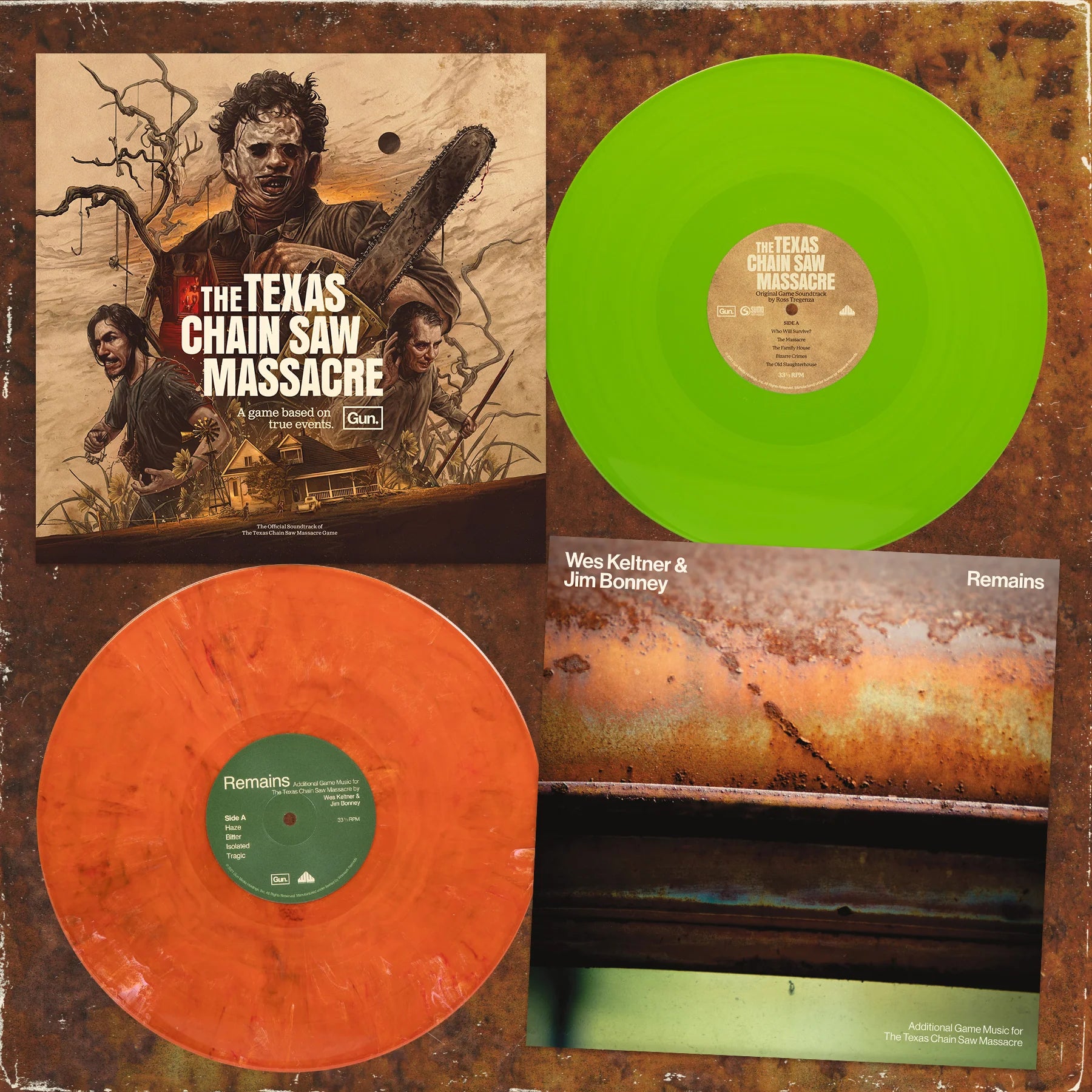 The Texas Chain Saw Massacre Game Bundle (Original Soundtrack) 2xLP