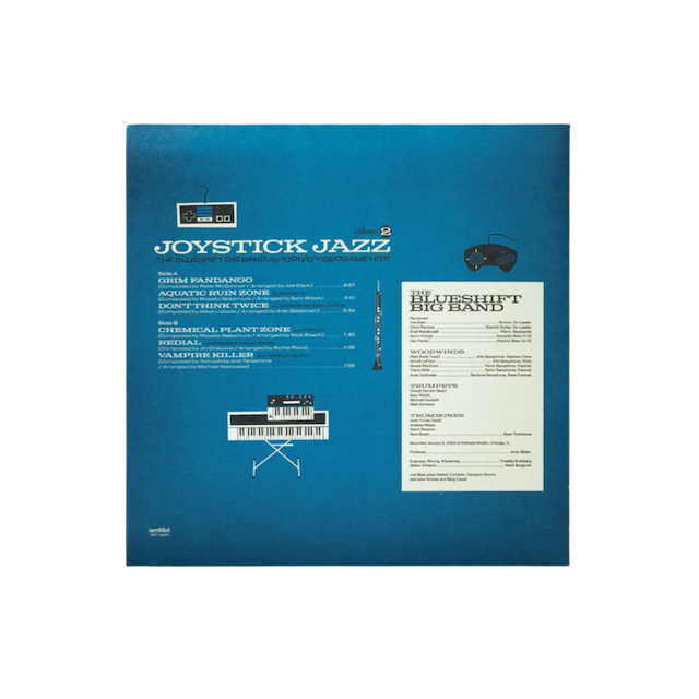 Joystick Jazz: The Blueshift Big Band Plays Iconic Video Game Hits (Vol. 2) Vinyl Soundtrack