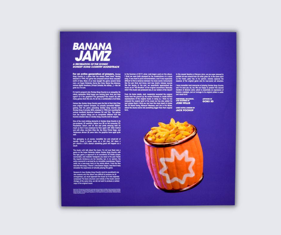 Banana Jamz Video Game Soundtrack LP