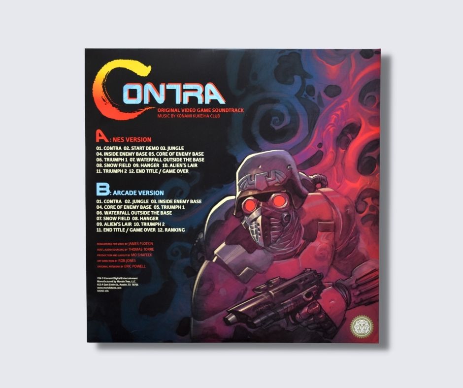Contra - Original Video Game Soundtrack LP