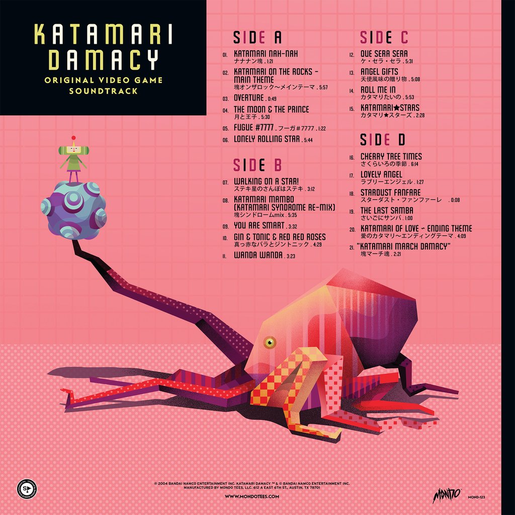 Katamari Damacy - Original Video Game Soundtrack 2XLP Rear Cover