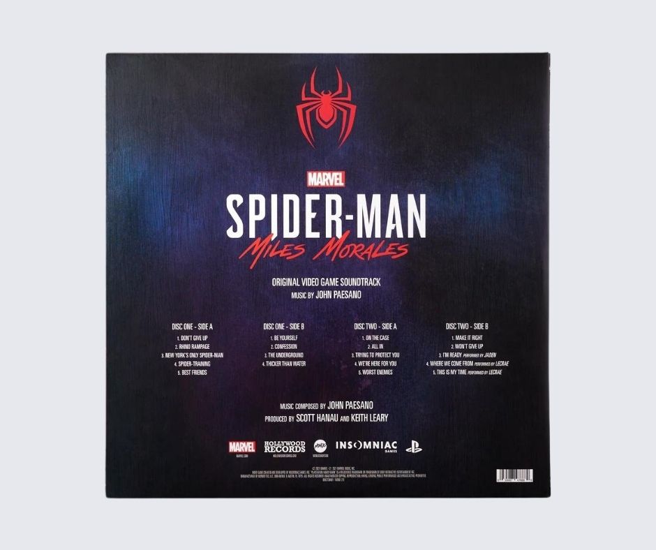 Marvel's Spider-Man: Miles Morales Video Game Soundtrack 2xLP