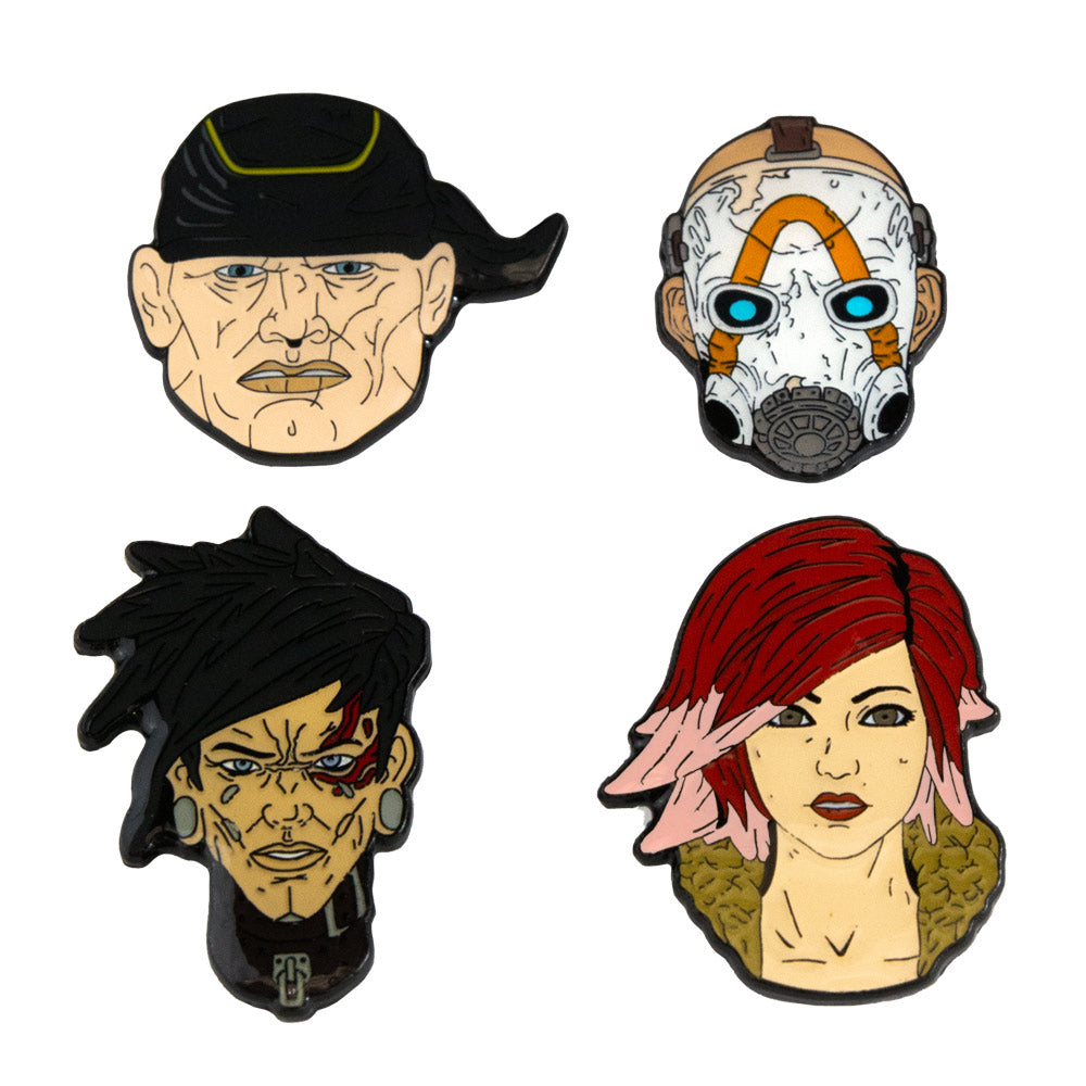 Official Borderlands 3 Collectors Pin Badge Set