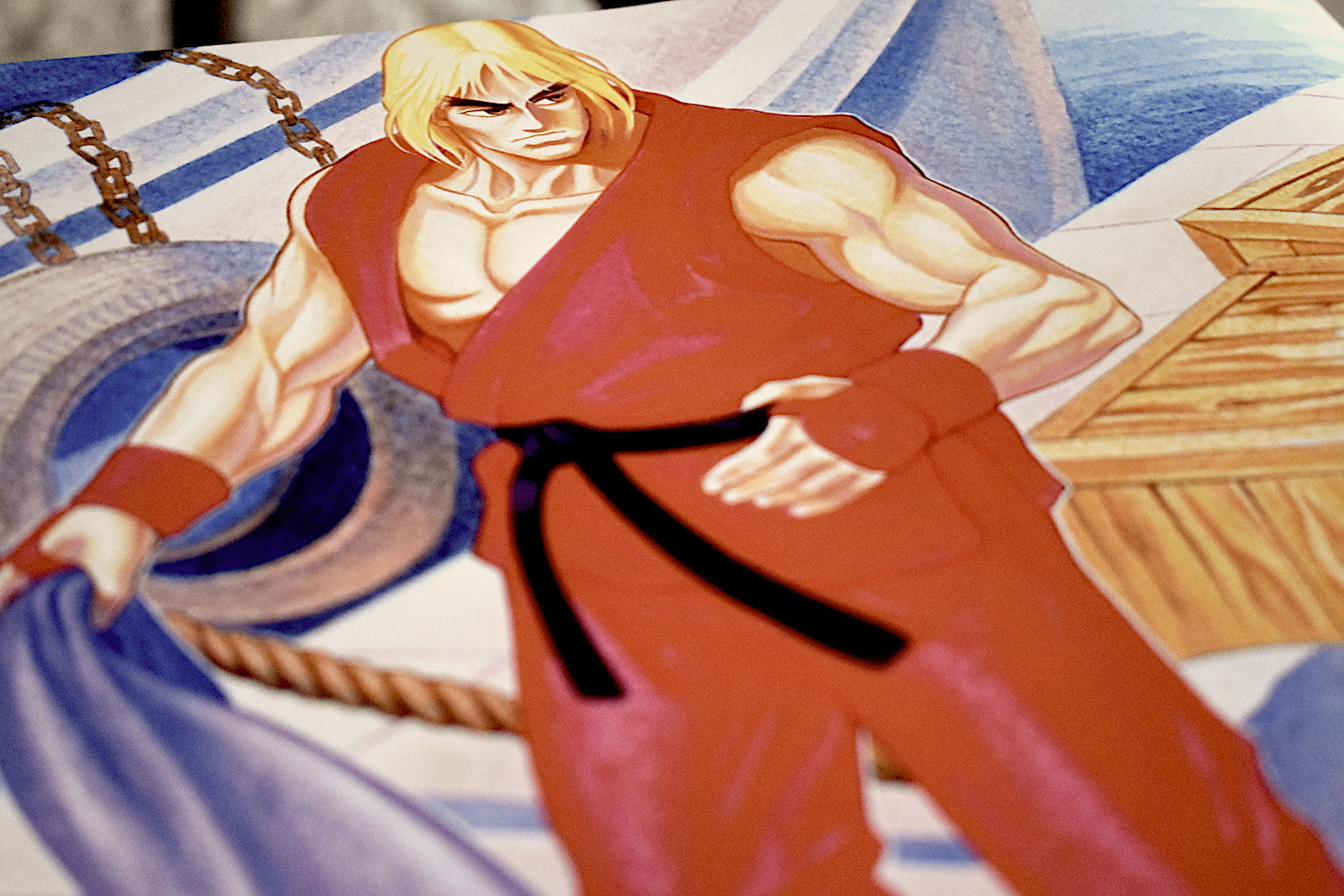 Street fighter 2 Ken artwork