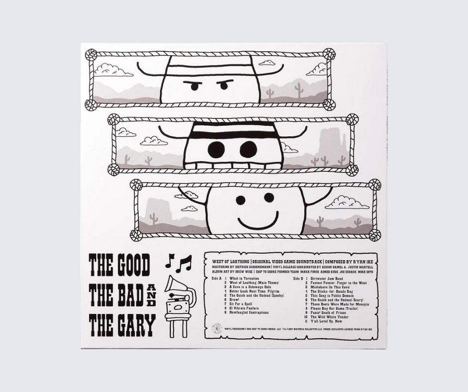 West of Loathing Video Game Soundtrack LP